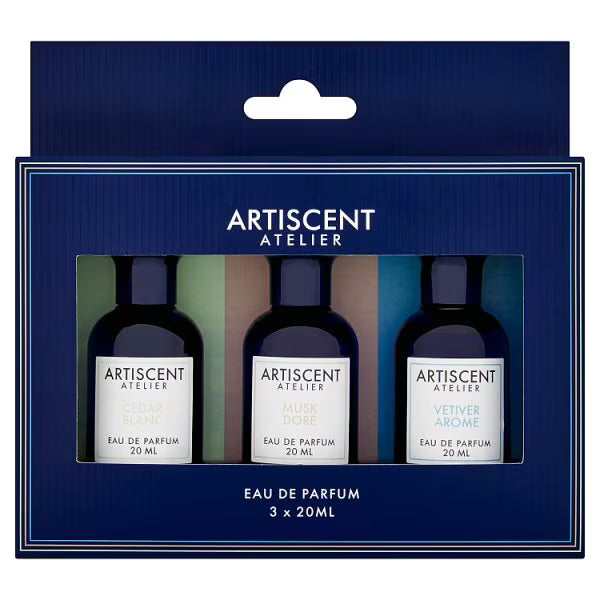 Artiscent male fragrance gift set 3x20ml - British product