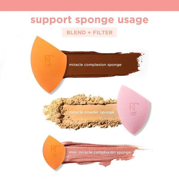 Real Techniques ultimate sponge trio makeup tool, imported from the UK