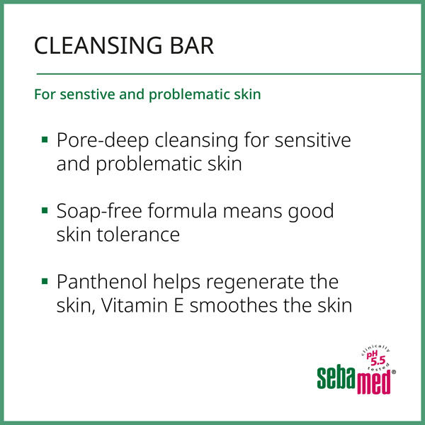 Sebamed Cleansing Bar Sensitive Skin 100g (British brand)