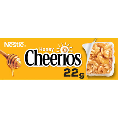 Nestle Cheerios Honey Hoop Breakfast Cereal Bars Multipack 6 x 22g 150g