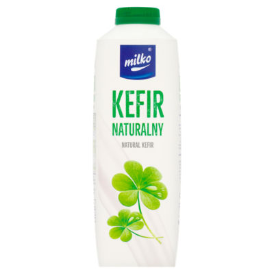 Mlekpol natural kefir 1L, imported from the UK