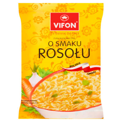Vifon broth flavour instant noodle soup 65g (British brand)