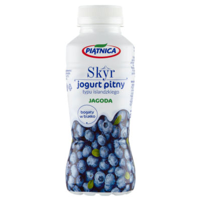 Piatnica Skyr Icelandic Type Yoghurt Blueberry 350g, imported from the UK