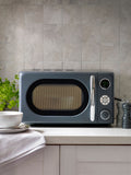 Dark Grey Digital 800W 20L Microwave - British product