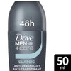 Dove anti-perspirant roll on Classic 50ml - British product