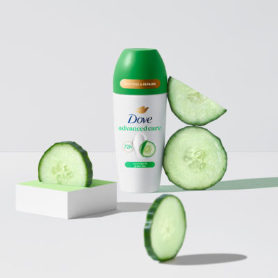 Dove anti-perspirant roll on cucumber scent 50ml - British product