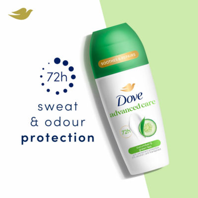 Dove anti-perspirant roll on cucumber scent 50ml - British product