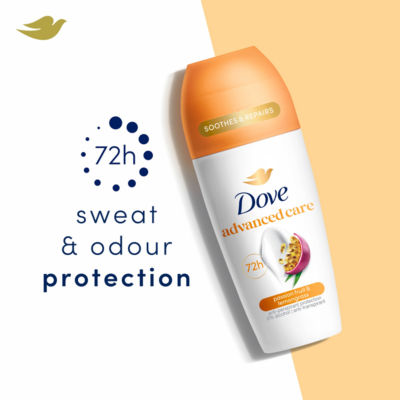 Dove anti-perspirant roll on passion fruit 50ml - British product