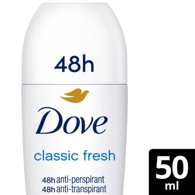 Dove Anti-Perspirant Roll On Classic Fresh 50ml - British product