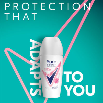 Sure Bright Bouquet anti-perspirant roll on 50 ml (British brand)