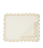 Cabana Magazine Linen Embroidered Emilia Placemat 50cm x 40cm - British product