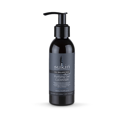 Sukin Oil Balancing Charcoal Purifying Gel Cleanser 125ml