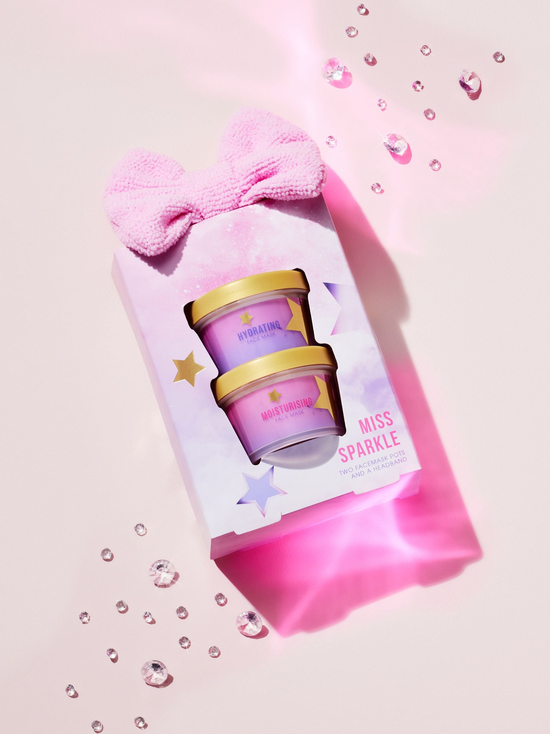 Set of 2 Kids Miss Sparkle Face Masks