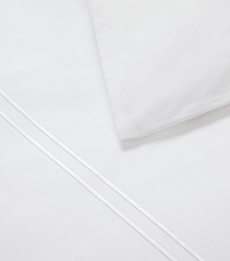 Yves Delorme Duo Blanc double duvet cover 200cm x 200cm (British brand)
