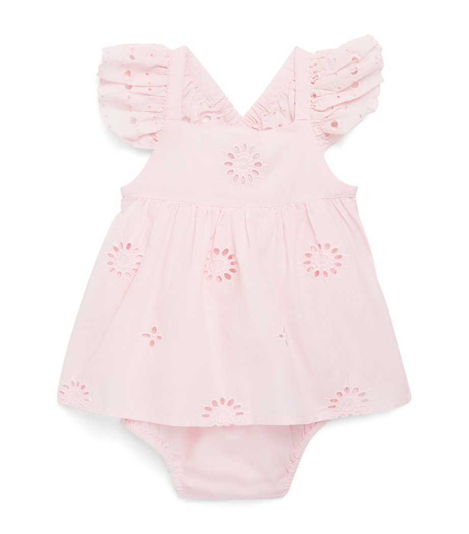 Louise Misha baby romper Broderie Anglaise 3-18 months, UK version
