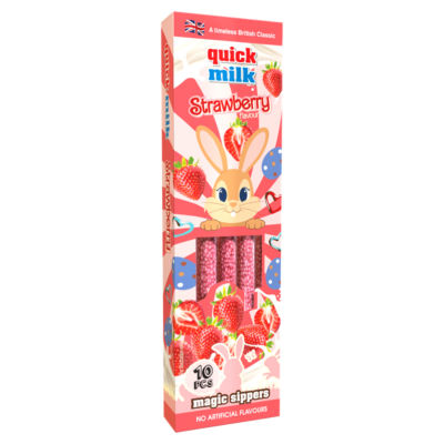 Dr. Moo Magic Sipper Strawberry Flavour Milk Flavouring Sipper 10 x 6g