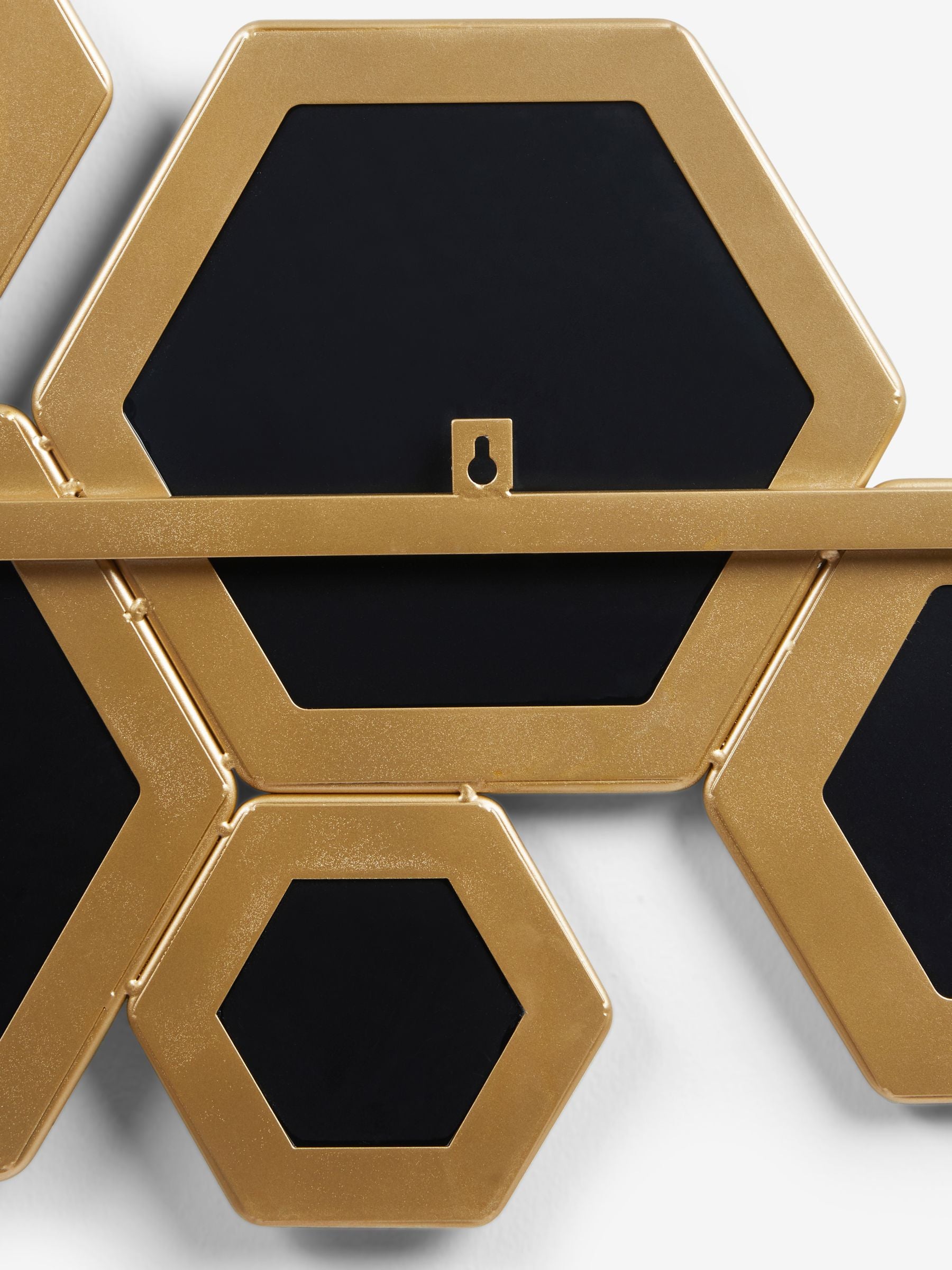 Gold honeycomb decorative wall mirror 152cm x 55.5cm, UK version