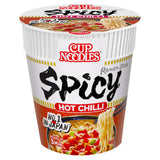 Nissin Cup Noodles Spicy Hot Chilli 66g, imported from the UK