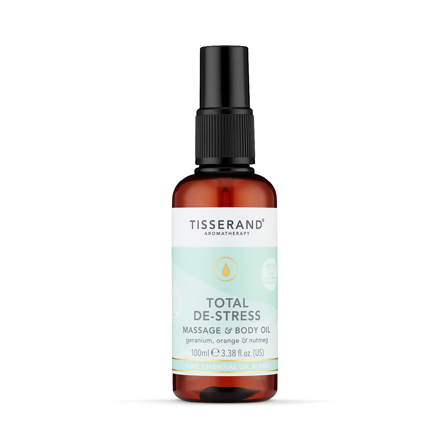 Tisserand Total De-Stress Massage Body Oil 100ml (British brand)