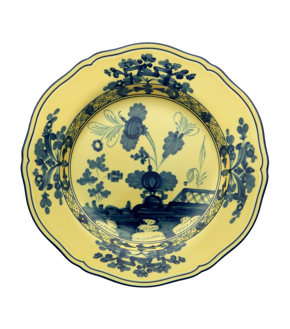 GINORI 1735 dessert plate with Oriental Italian design, 21cm, UK version