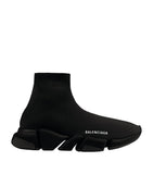 Knitted Sneakers with Ergonomic Sole and Lace-Up Fastening