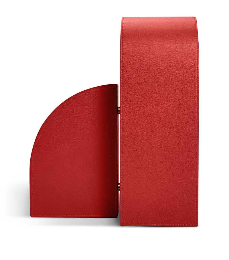 Assouline Left Cubist leather bookend - British product