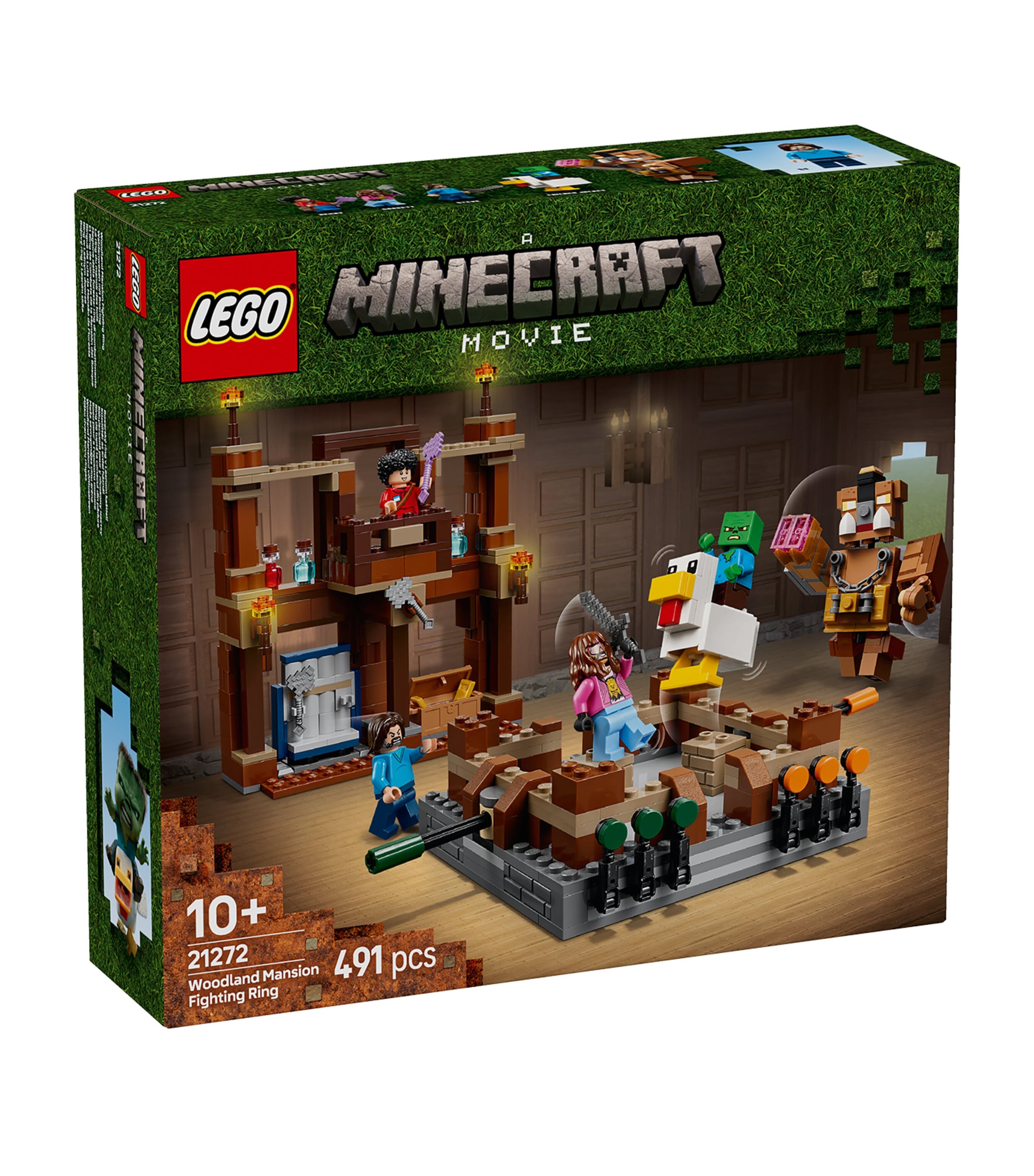 LEGO Minecraft Woodland Mansion Fighting Ring 21272 building set, UK version