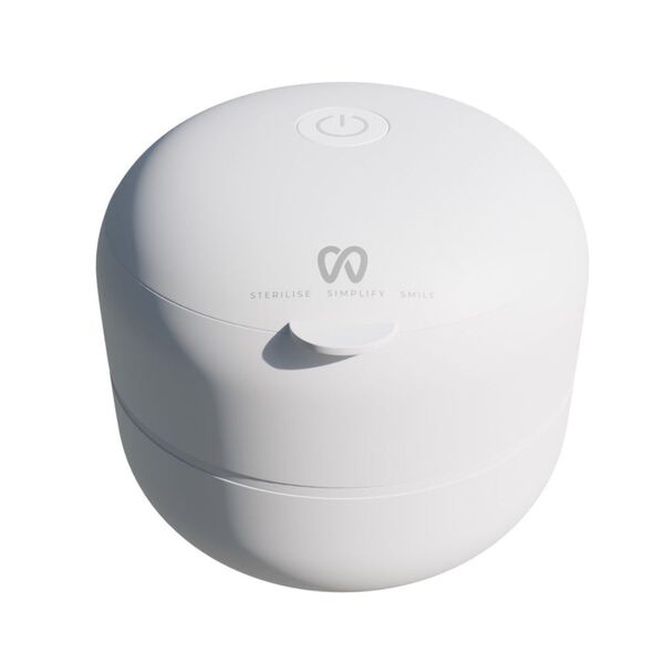 Opulus Ultrasonic Retainer Cleaner White imported from the UK