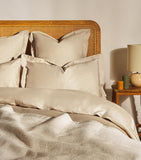 Harrods of London Brompton II Oxford pillowcase pair 50cm x 75cm, UK version