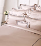 Peter Reed striped embroidery Egyptian cotton boudoir pillowcase 30cm x 40cm, imported from the UK