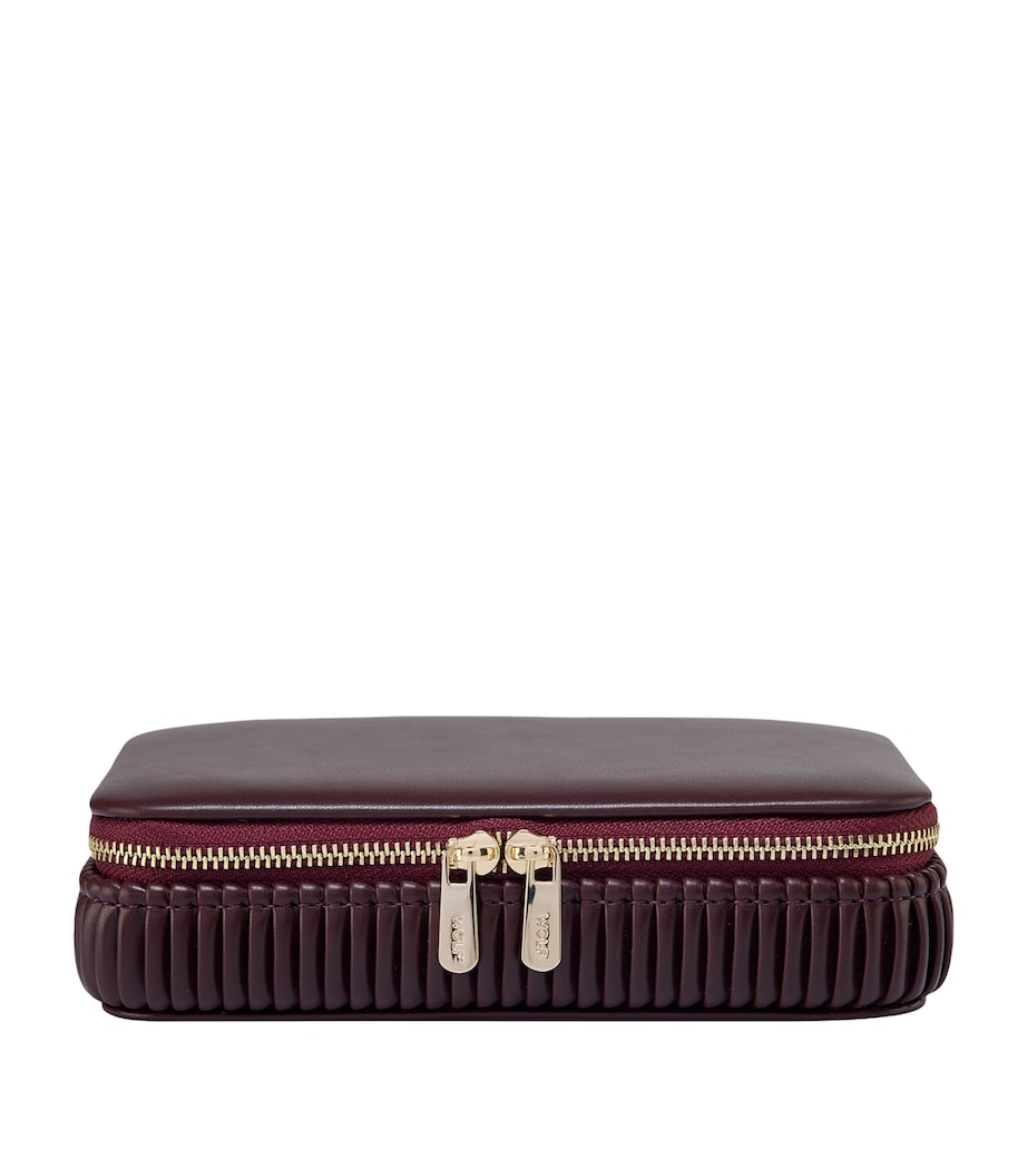 WOLF Bella jewellery zip case (British brand)