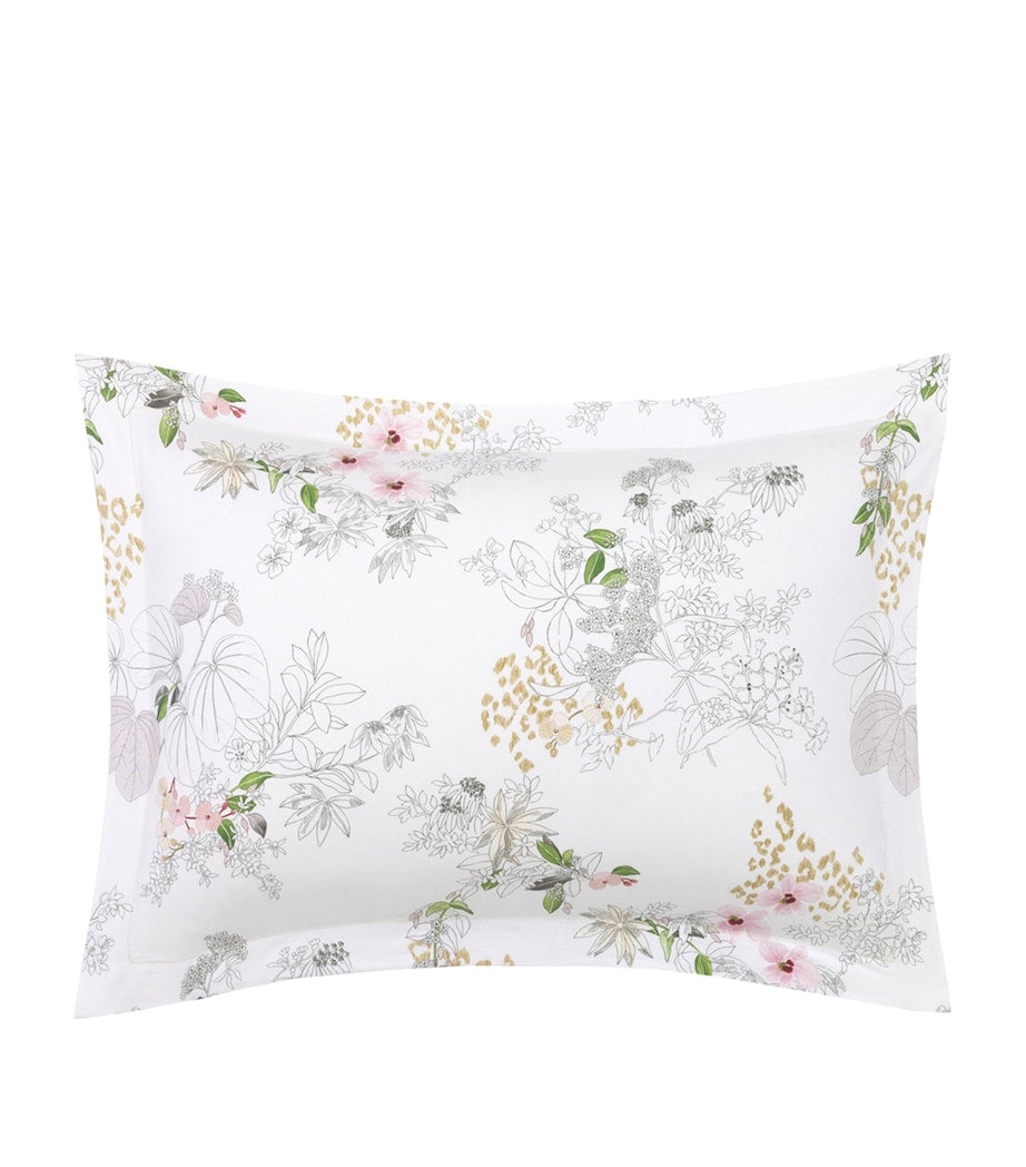Yves Delorme Floral Orchidee pillowcase 50cm x 75cm (British brand)