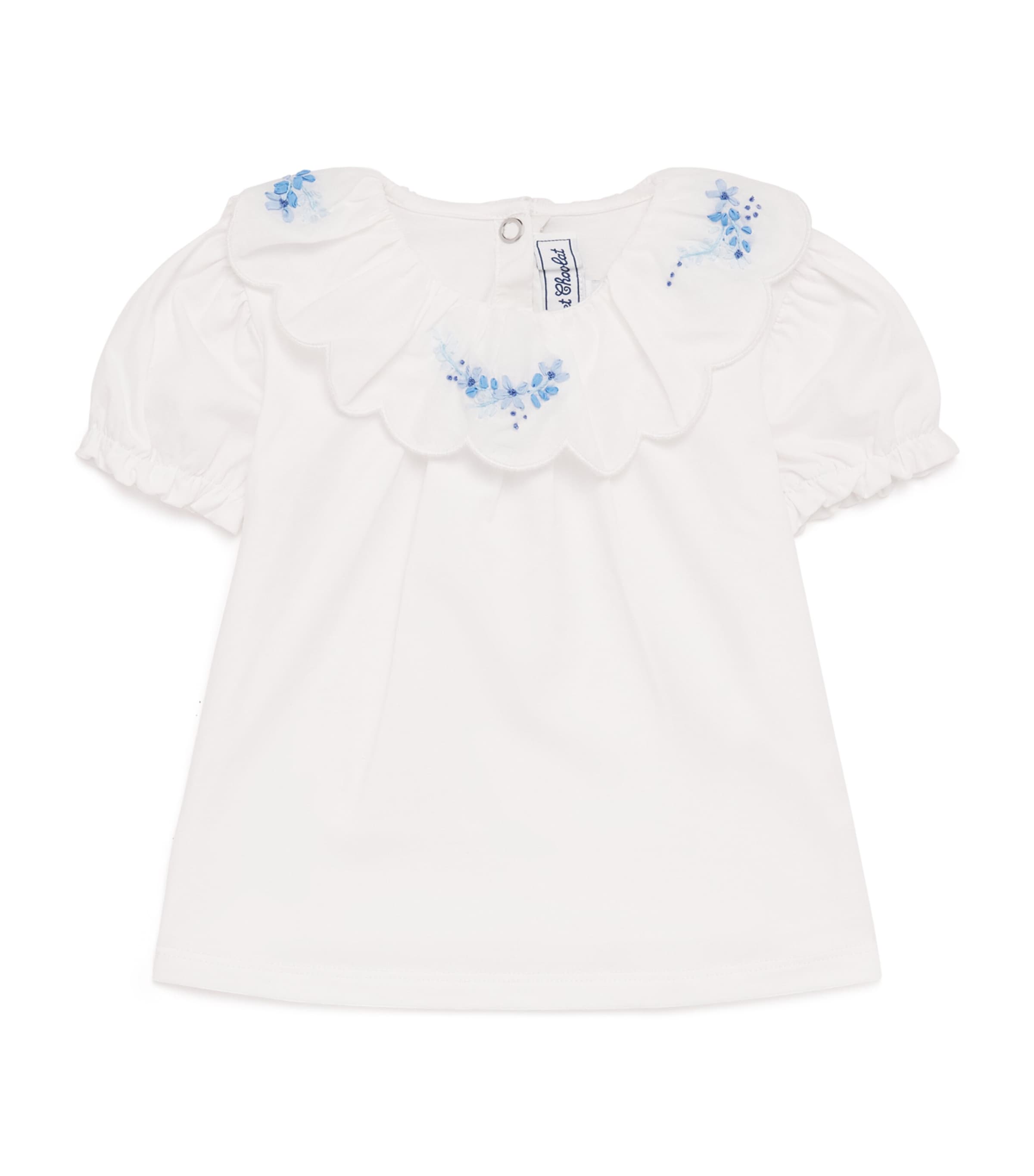 Tartine et Chocolat children's floral embroidered blouse (British brand)