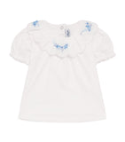 Tartine et Chocolat children's floral embroidered blouse (British brand)