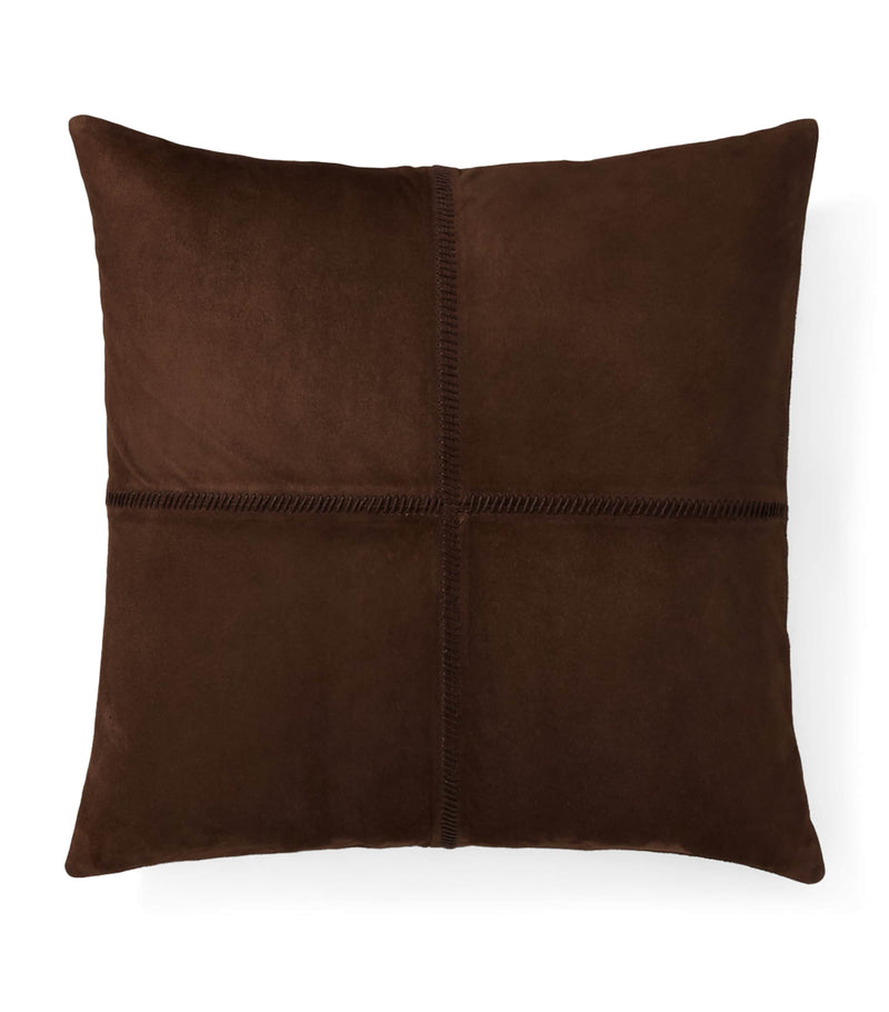 Ralph Lauren Home Goat Suede Siera cushion 50cm x 50cm, imported from the UK