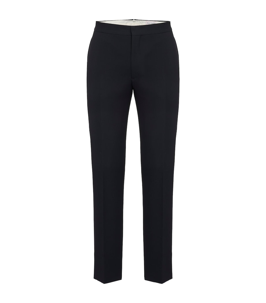 Alexander McQueen tailored cigarette trousers, imported from the UK