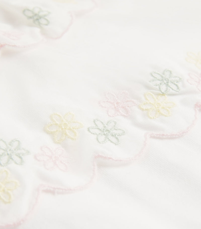Patachou cotton embroidered all-in-one for ages 1-24 months, imported from the UK