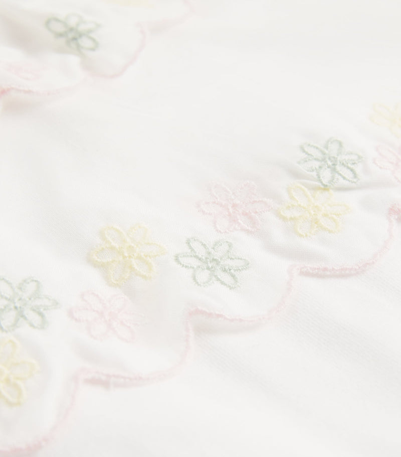 Patachou cotton embroidered all-in-one for ages 1-24 months, imported from the UK