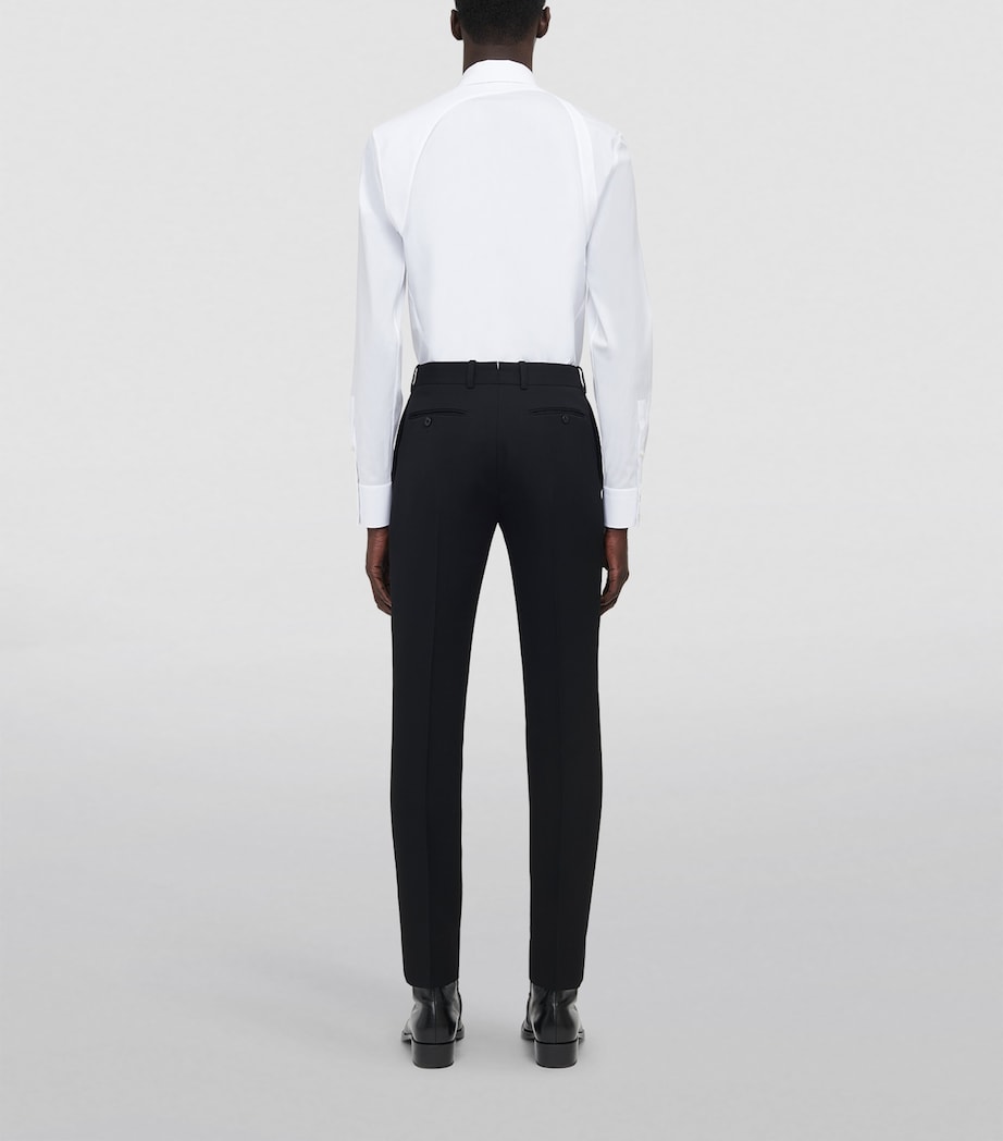 Alexander McQueen tailored cigarette trousers, imported from the UK