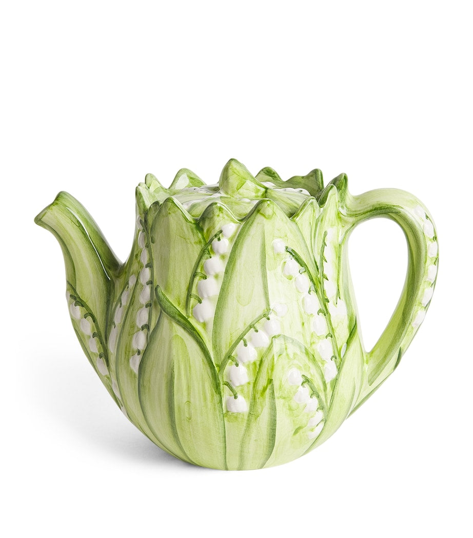 Les Ottomans Lilly of the Valley teapot, UK version