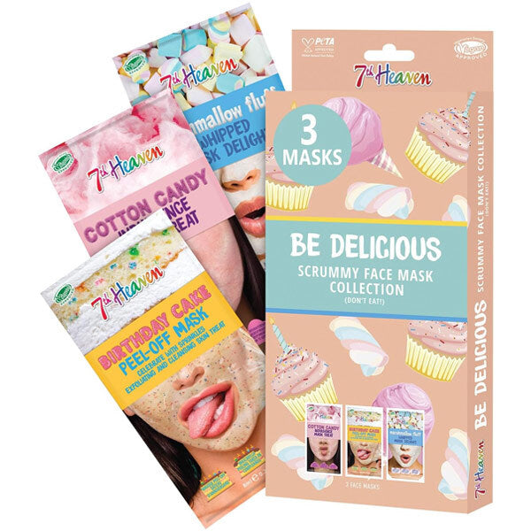 7th Heaven Beautilicious Be Delicious Collection Face Mask Multipack, UK version