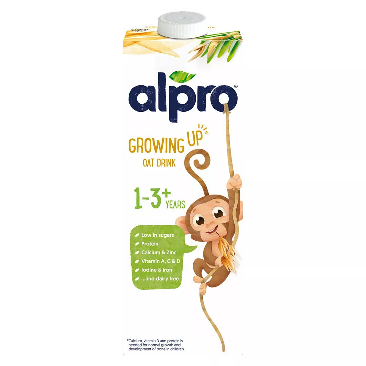 Alpro Oat Growing Up Drink 1-3+ Years 1L - McGrocer