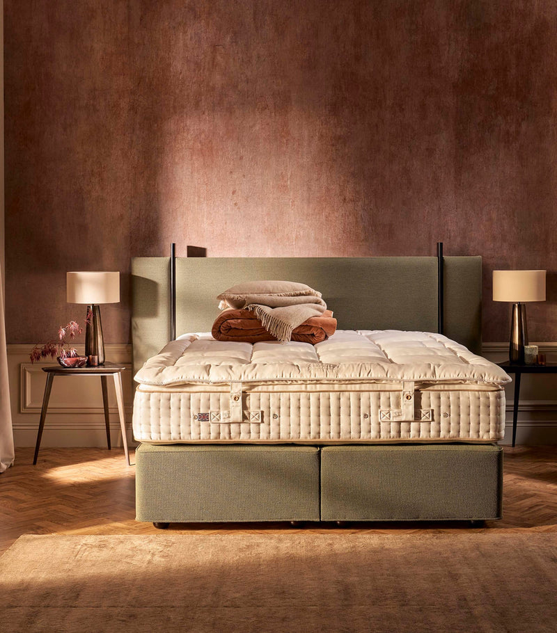 Vispring Opulence mattress topper 150cm x 200cm (British brand)