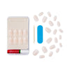 DNR Kiss Salon nude acrylic fake nails 28 piece oval - British product