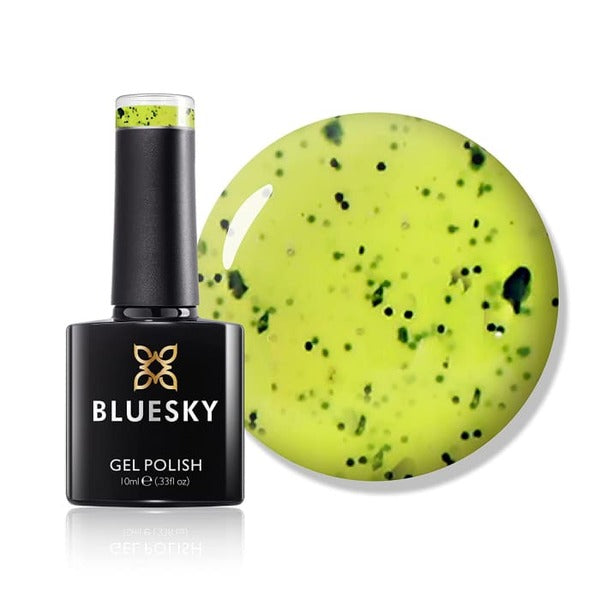 Bluesky gel polish Tropical Twist neon yellow - British product