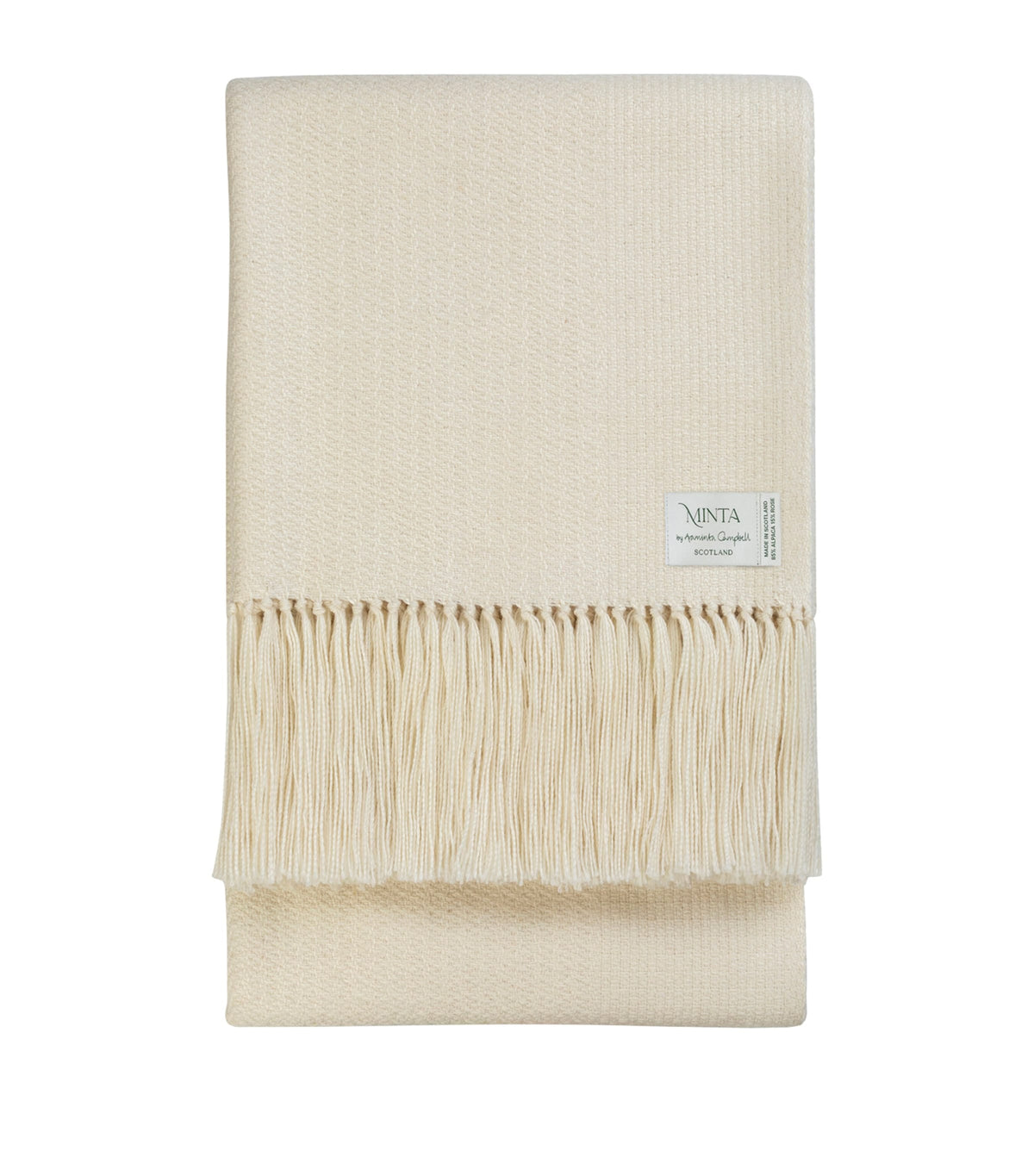 Araminta Campbell Alpaca-Blend Woodland Inkcap Throw 150cm x 230cm - British product