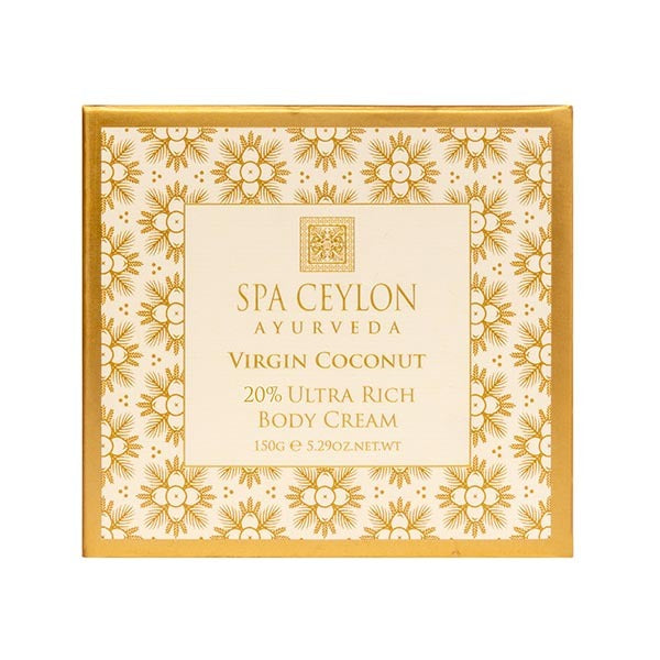 Spa Ceylon Virgin Coconut 20% Body Cream 150g, imported from the UK