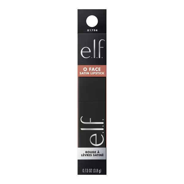e.l.f. Satin Lipstick in the No Doubt shade (British brand)