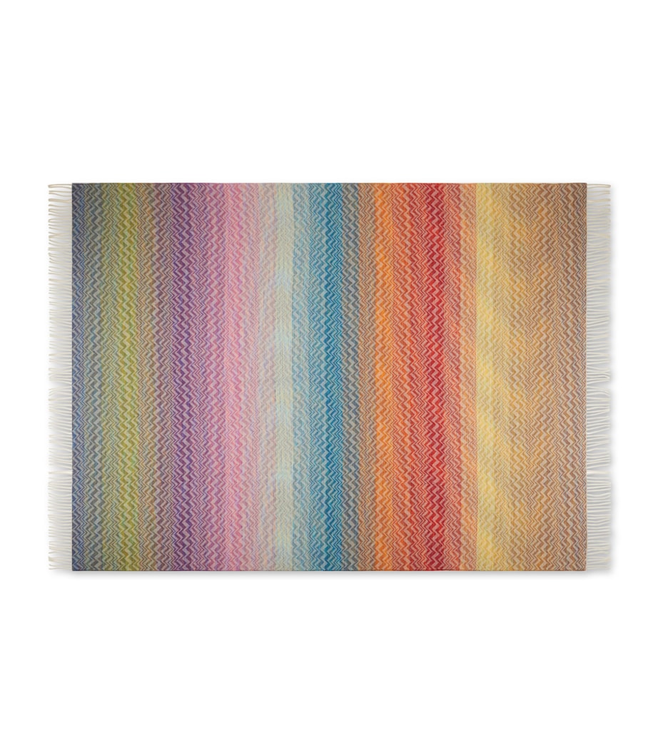 Missoni Home Bastien throw 130cm x 190cm, imported from the UK