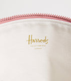 Harrods Toile Half Moon Cosmetic Bag